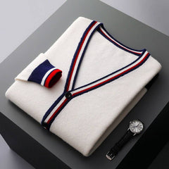 Rhodes Cardigan in Cream White