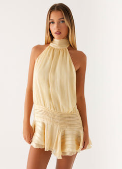 Miana | Minikleid in Gelb