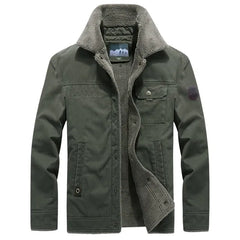 Windbreaker Winterjacke in Beige