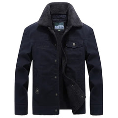 Windbreaker Winterjacke in Schwarz