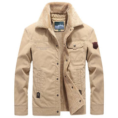 Windbreaker Winterjacke in Khaki