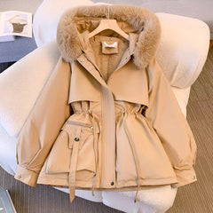 Katharina | Winterjacke in Khaki