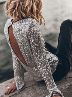 Denise – Das Wesentliche für Quinceañera-Partykleider in Silber Oberteile