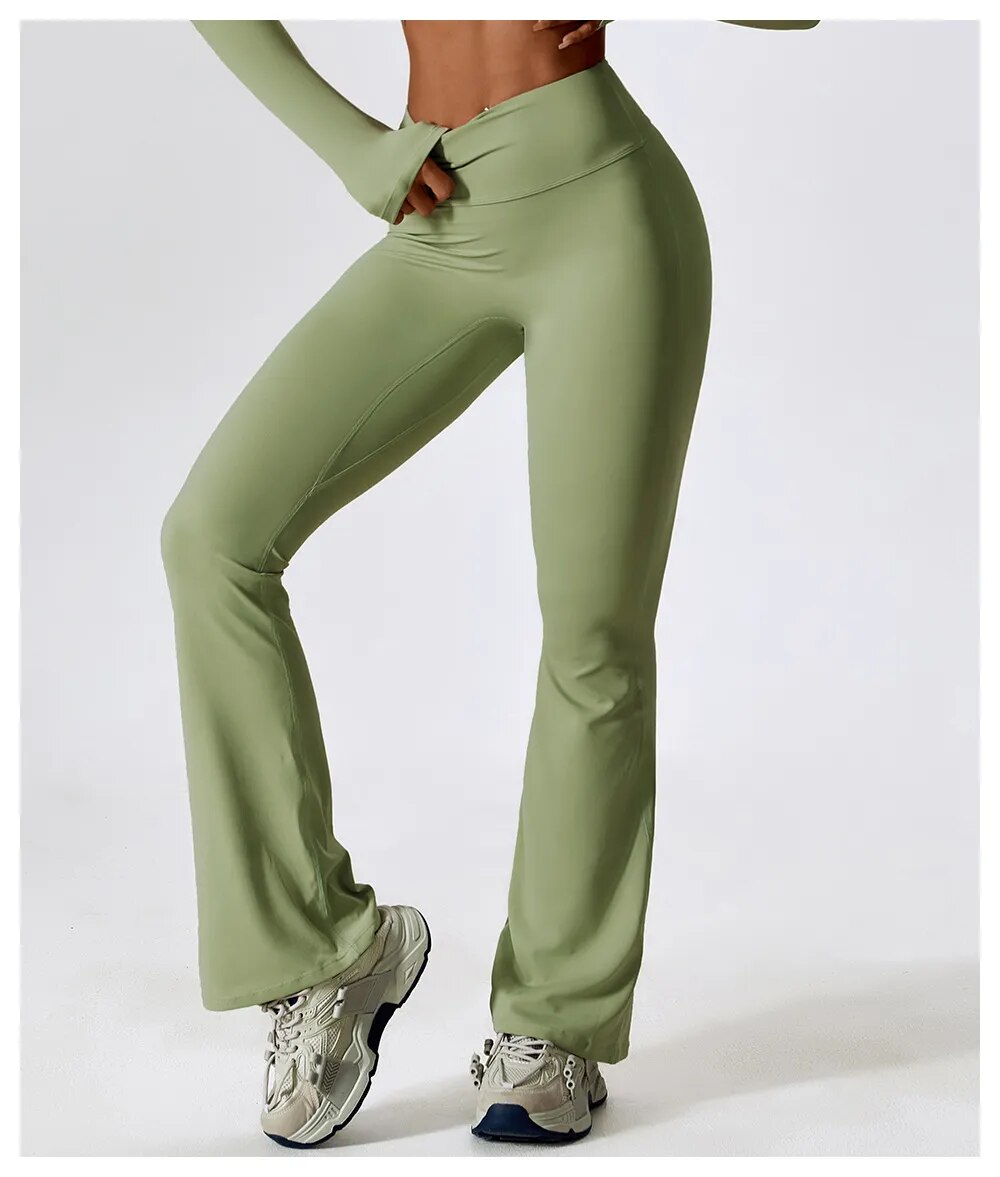 Yoga-Hose mit Schlaghose für Frauen