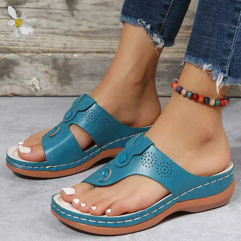 Rosario® | Hochwertige Sandalen mit Keilabsatz