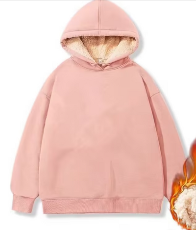 Simon - Sherpa-Fleecejacke mit Kapuze