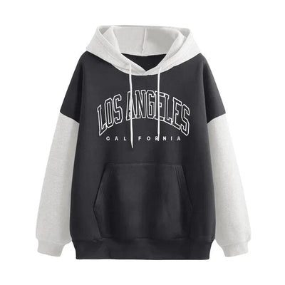 Damen Brief Sweatshirt mit langen Ärmeln Hoodie