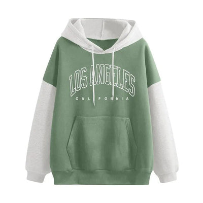 Damen Brief Sweatshirt mit langen Ärmeln Hoodie