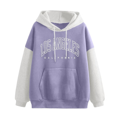 Damen Brief Sweatshirt mit langen Ärmeln Hoodie