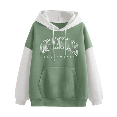 Damen Brief Sweatshirt mit langen Ärmeln Hoodie