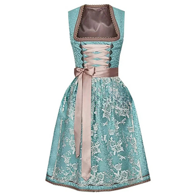 Damen Mini Oktoberfest Dirndlkleid