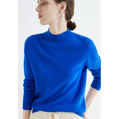 Yelena - Strickpullover aus Kaschmir in Blau