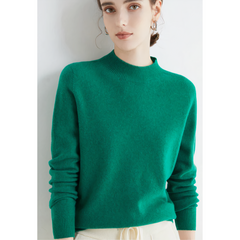 Yelena - Strickpullover aus Kaschmir in Grün