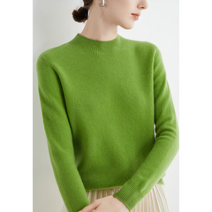 Yelena - Strickpullover aus Kaschmir in Hellgrün