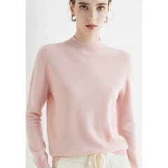 Yelena - Strickpullover aus Kaschmir in Rosa