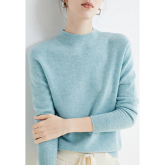 Yelena - Strickpullover aus Kaschmir in Hellblau