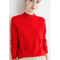 Yelena - Strickpullover aus Kaschmir in Rot