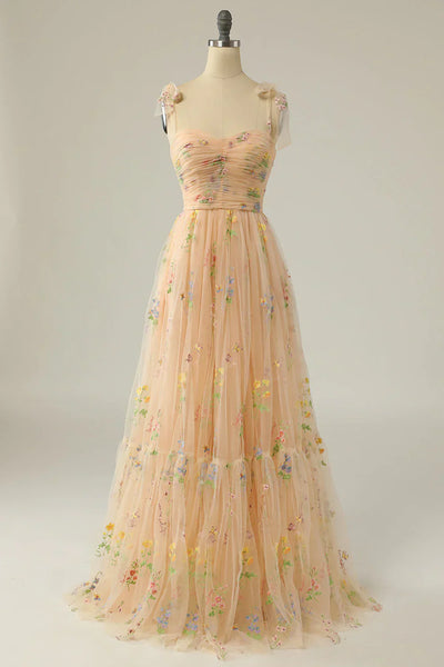 Opal - Hochwertiges Ballkleid aus besticktem Tüll