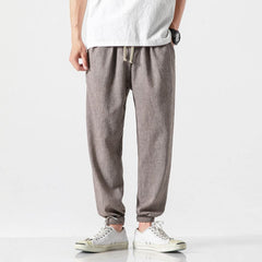 Yoko | Bequeme Japanische Hose in Grau