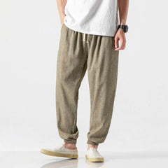 Yoko | Bequeme Japanische Hose in Khaki