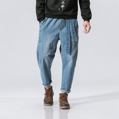 Yori | Bequeme Denim-Hose in Blau