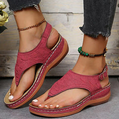Sandalen Paris - Handgefertigte Kollektion in Rot