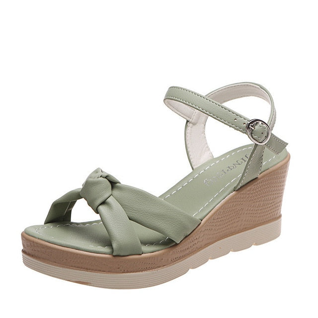 Crisscross Keilsandalen für Damen