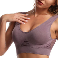 Zylari | Atmungsaktiver Sport BH für Damen Fitness Sommer in Lila