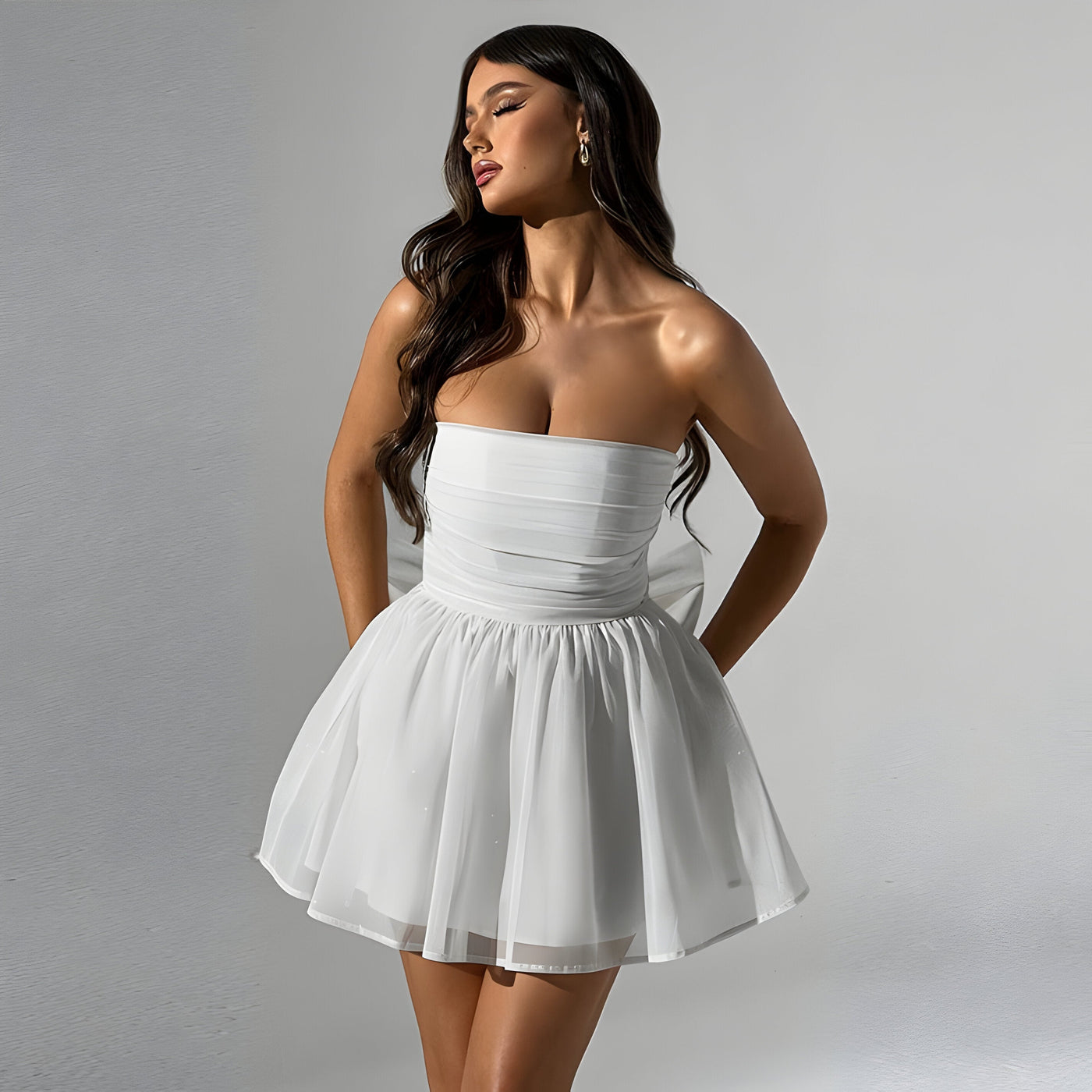 Arwen | Glamouröses Glitzerkleid
