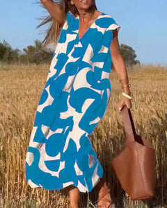 Zoey - Maxikleid - Casual Eleganz in Blau