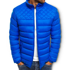 René™ - Luxus Winterjacke in Königsblau