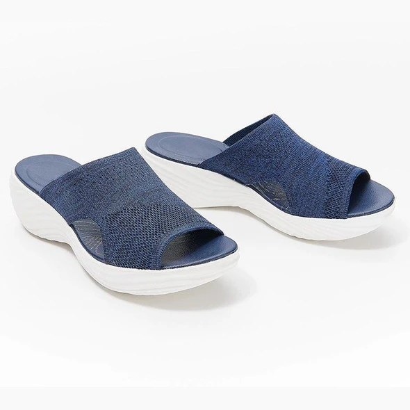 Offene Zehen Stricksandalen für Damen