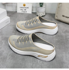 Quenby - Slip-On-Sneaker aus Strick, komfortable Passform in Beige