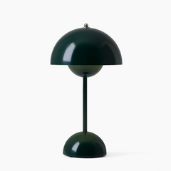 LuniLight LED-Lampe in Pilzform in Dunkelgrün