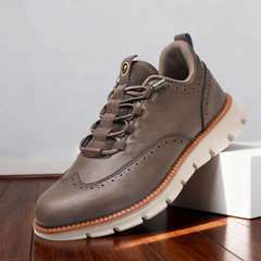 Bruno Brogue Sneakers in Braun