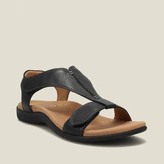 CARMINA - Verstellbare ergonomische Sandalen in Schwarz