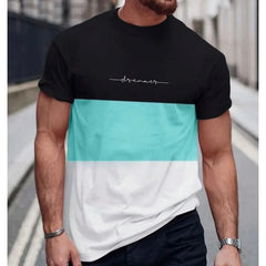 Nohal | Winddichte Herren-T-Shirts in Schwarz blau