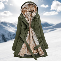 Hedda - Stilvoller Winterparka für Damen in Grün