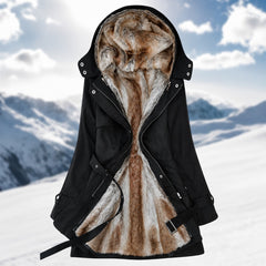Hedda - Stilvoller Winterparka für Damen in Schwarz