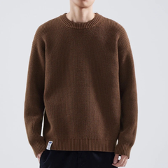 Adrian | Herren Legerer Strickpullover in Braun