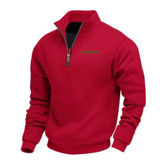 Rico | Lässiges Fleece-Sweatshirt für Herren in Rot