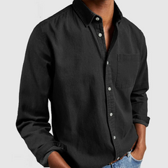 Claus™ | Stylisches und vielseitiges Hemd in Schwarz