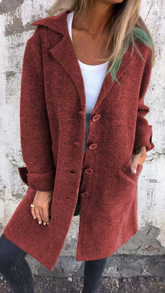 ADELHEID™ | LANGER CARDIGAN in Rot