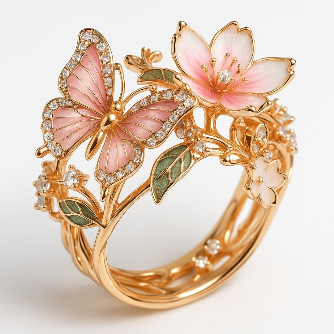 Liselotte – Blütenpoesie-Ring