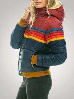 Emilia | Damen Alpine Outdoor Reißverschluss Jacke in Marineblau