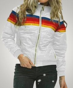 Emilia | Damen Alpine Outdoor Reißverschluss Jacke in Weiß
