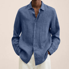 Amadeus | Damen Langarm Hemd in Blau