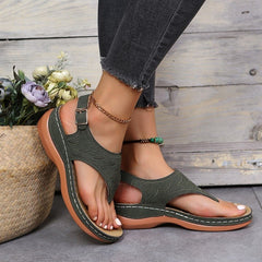 Aniek - Orthopädische Sandalen im Trend in Grün