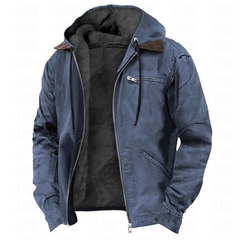 Anspruchsvolle Herren-Winterjacke - Marcellus in Blau