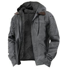 Anspruchsvolle Herren-Winterjacke - Marcellus in Grau